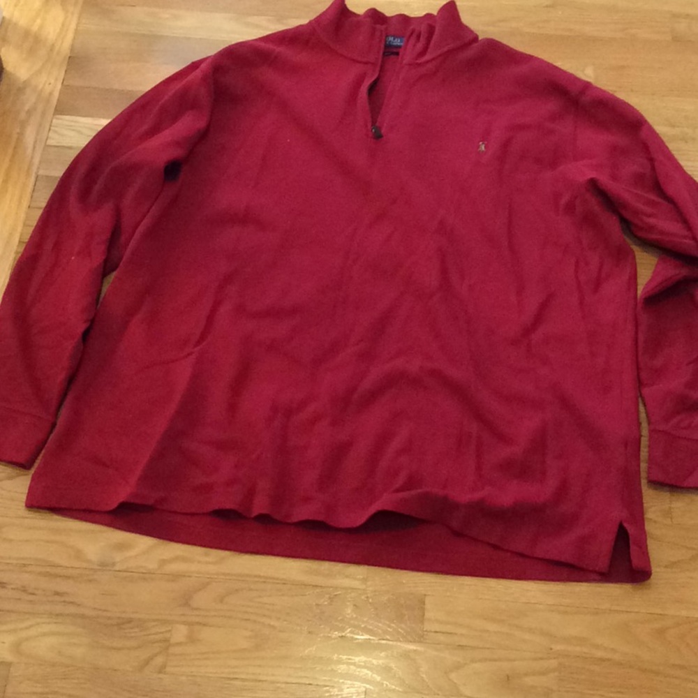 Men's Polo 1/4 zip sweater